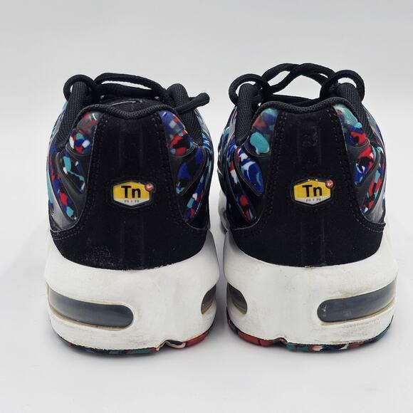 Nike Air Max Plus Black/White/Hyper Blue CU4623-001 Size 6.5Y Womens 8 - Picture 8 of 12